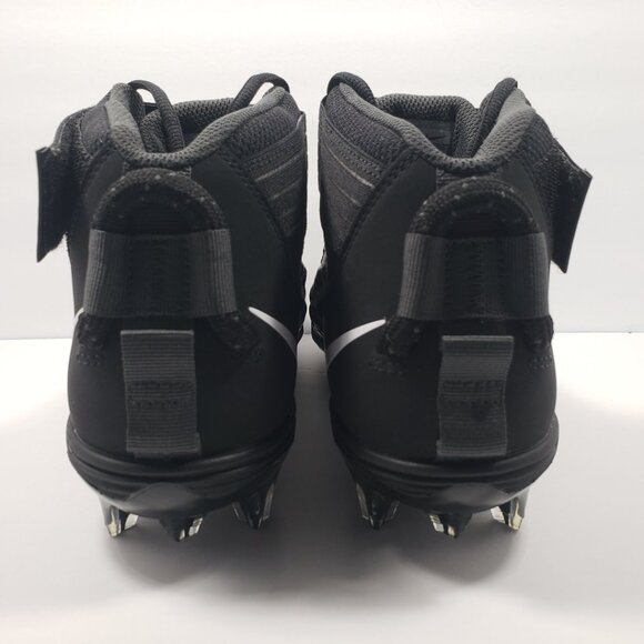 Nike Force Savage Pro 2 Black White Men's Size 11.5 Football Cleats AH4000-002 - Picture 5 of 13